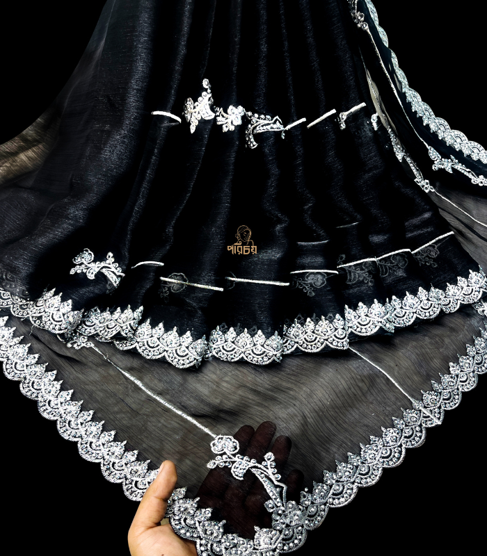 Porichoy product (1) Party Saree - Image 1